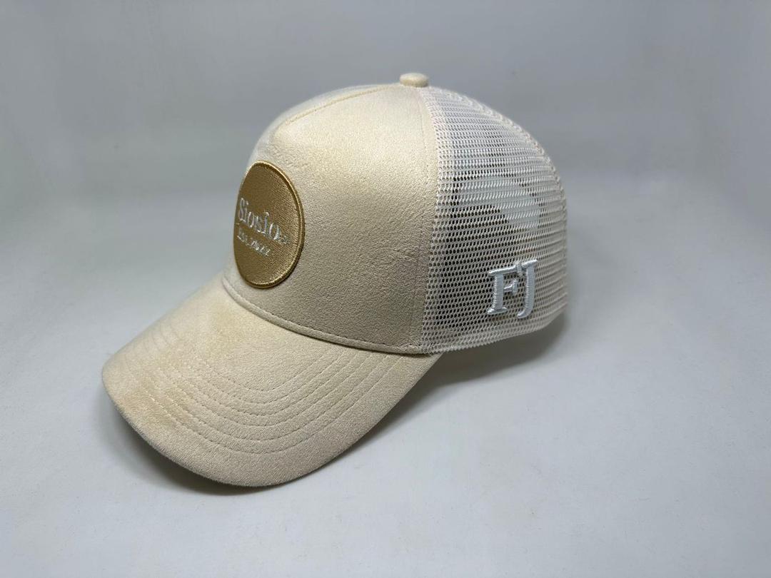 Cream Siosio trucker cap