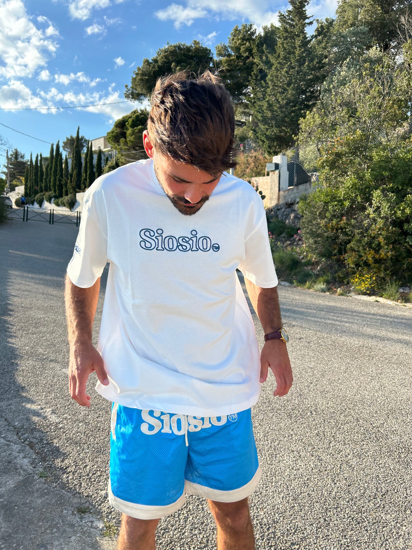 Blue Siosio Shorts