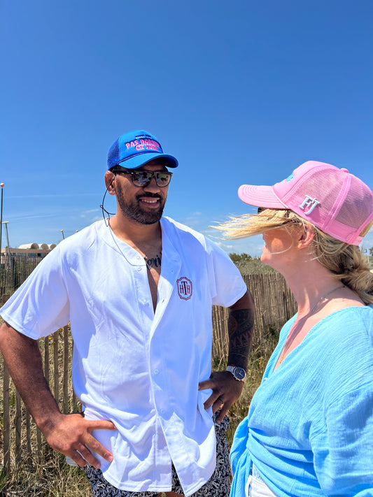 Pink trucker cap