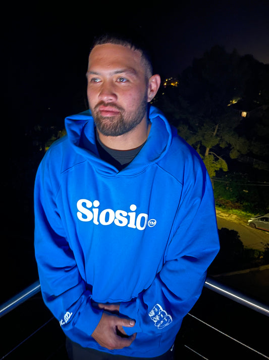 Blue Siosio hoodie