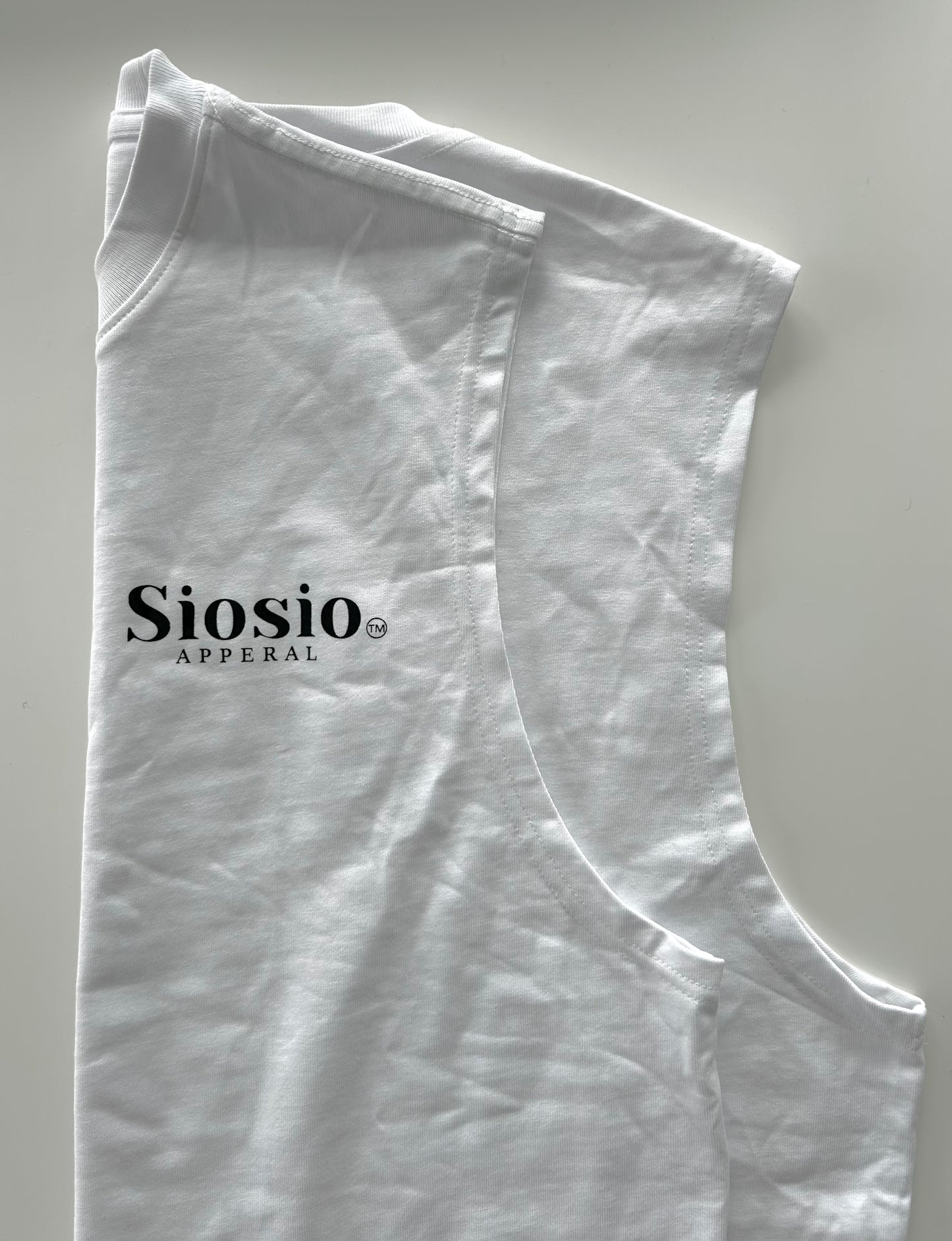 Siosio White Singlet