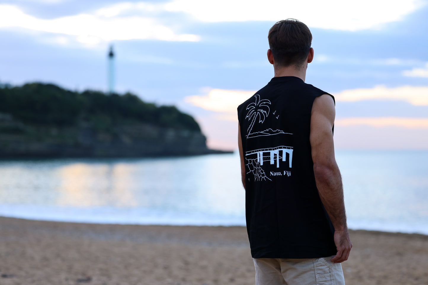 Siosio Black Singlet